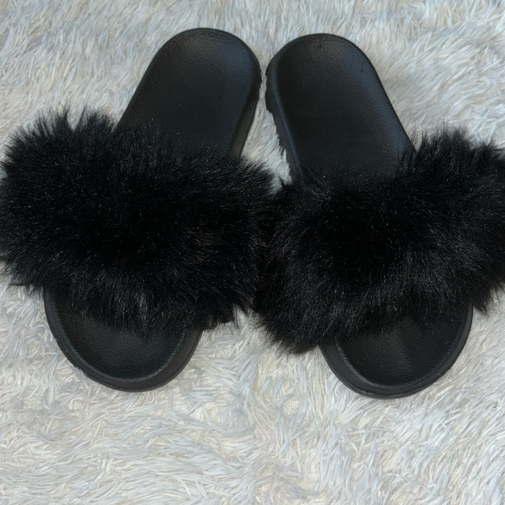 BOGO - furry fuzzy slippers